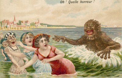 Nuotatori inseguiti da un mostro marino da French School