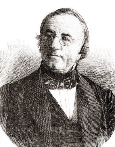 Fisico svizzero Auguste Arthur de la Rive, da Les Merveilles de la Science, pub.1870 da French School