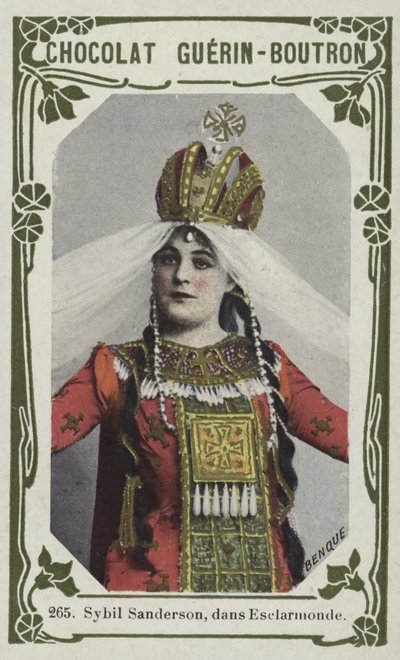 Sybil Sanderson, in Esclarmonde da French School