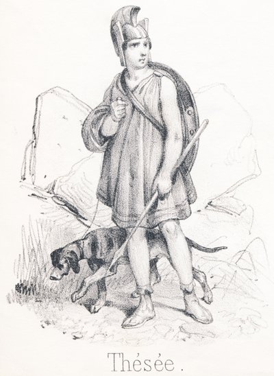 Teseo: Figlio di Egeo, re di Atene, e di Etra. Liberò Atene da un mostro chiamato Minotauro da French School