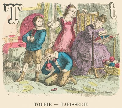 Trottola — Arazzo da French School