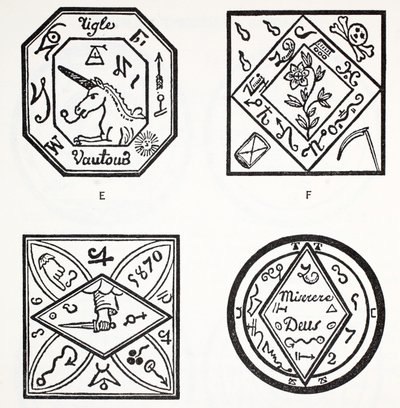 Talismani tipicamente usati con incantesimi da French School