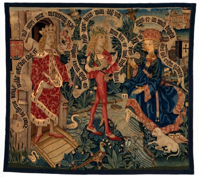 Arazzo raffigurante Davide e Betsabea, da Strasburgo da French School
