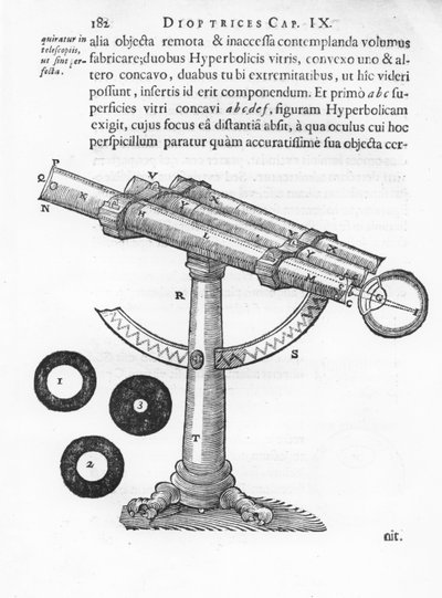 Telescopio, illustrazione da 