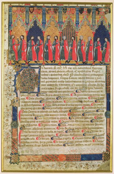 I Consoli di Tolosa, 1369 da French School