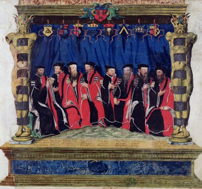 Gli Anziani di Tolosa, 1554-55 da French School