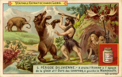 Il periodo antidiluviano, Liebig Card da French School