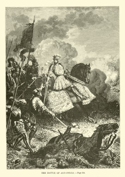 La battaglia di Agnadello da French School
