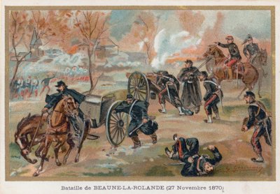 La battaglia di Beaune-La-Rolande da French School
