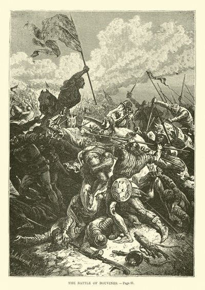 La Battaglia di Bouvines da French School