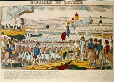 La battaglia di Lutzen, 2 maggio 1813 da French School