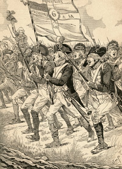 La Battaglia di Valmy da French School