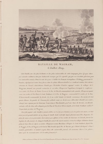 La battaglia di Wagram il 6 luglio 1809 da French School