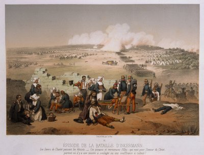 La battaglia di Inkermann, 5 novembre 1854 da French School