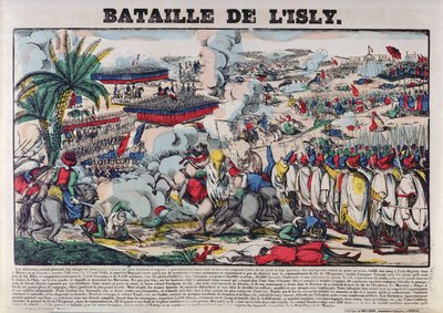 La cattura del seguito di Abd-el-Kader (1808-83) o, La battaglia di Isly il 14 agosto 1844, 1844-63 da French School