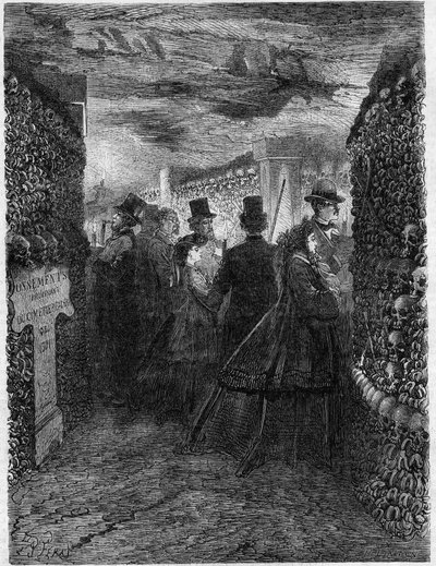 Le Catacombe di Parigi nel 1865: Una visita alle gallerie dell