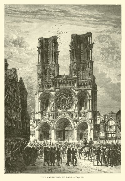 La Cattedrale di Laon da French School