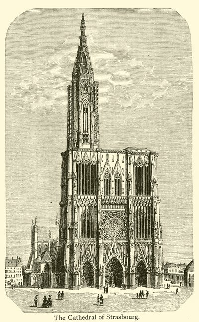 La Cattedrale di Strasburgo da French School