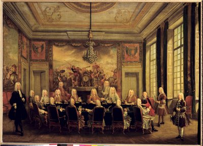 Il Consiglio di Reggenza per la Minorità di Luigi XV (1710-74) da French School