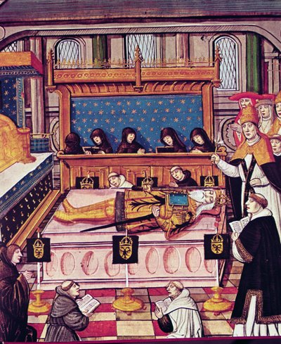 La morte di Carlo Magno nell