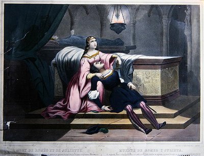 La morte di Romeo e Giulietta, c.1830 da French School