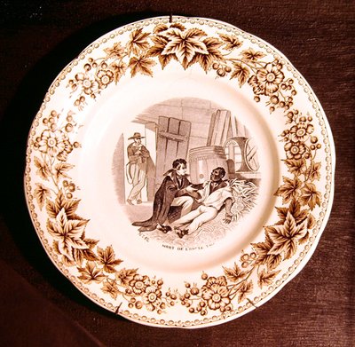La morte di Zio Tom, da La capanna dello zio Tom di Harriet Beecher Stowe da French School