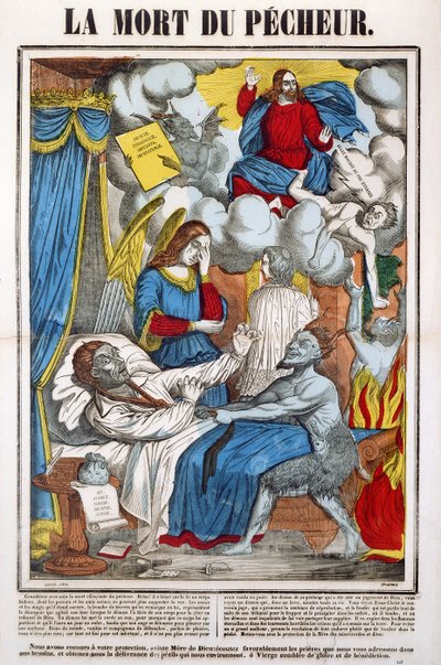 La morte di un peccatore da French School