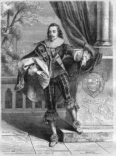 Il Duca di Buckingham (George Villiers) da French School