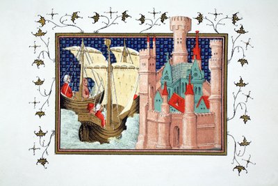 Il duca di Salisbury arriva al castello di Conway dall