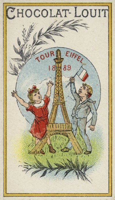 La Torre Eiffel, 1889 da French School