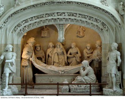 La sepoltura di Cristo nel transetto meridionale, 1496 da French School