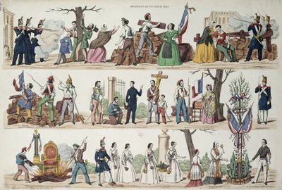 Gli eventi di febbraio 1848 da French School