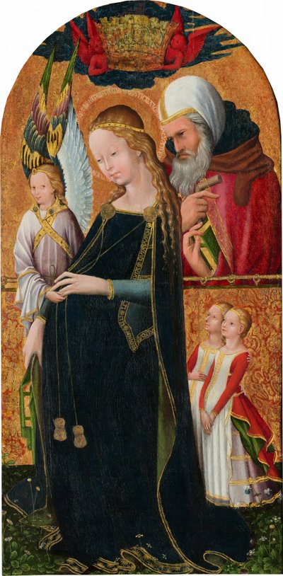 La Madonna in attesa con San Giuseppe da French School