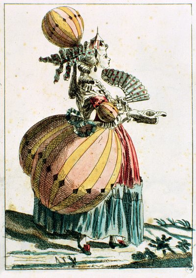 La coquette volante, c.1784 da French School