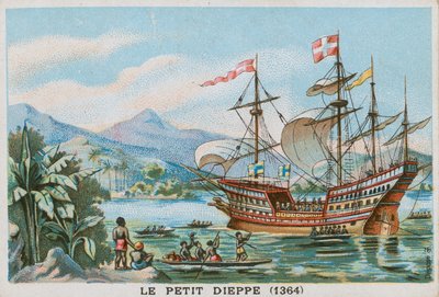 La nave francese Petit Dieppe al largo dell