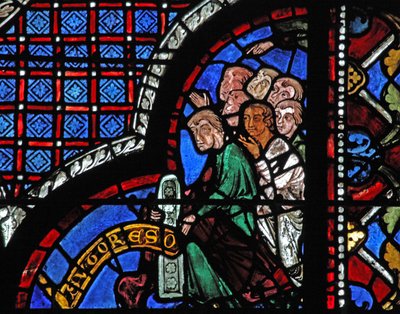La finestra del Buon Samaritano: donatori - calzolai da French School