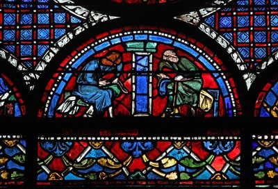 La finestra del Buon Samaritano: i donatori - calzolai da French School