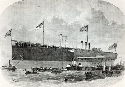 Il Great Eastern, illustrazione da Le Nouvel Illustré, 1867 da French School