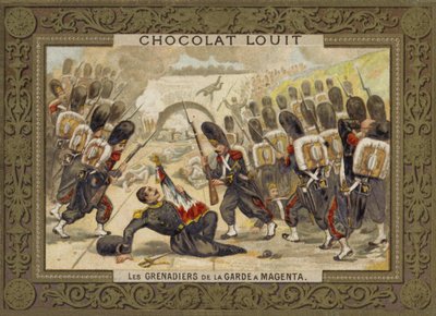 I Granatieri della Guardia alla Battaglia di Magenta, 1859 da French School