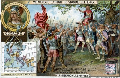 Gli Eruli, una tribù germanica al soldo dei soldati romani, proclamarono il loro capo Odoacre re d