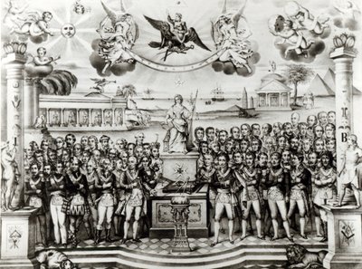 Il luogo storico dei misteri della massoneria da French School