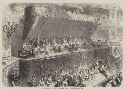 La Loggia Imperiale al Grand Opera di Parigi da French School