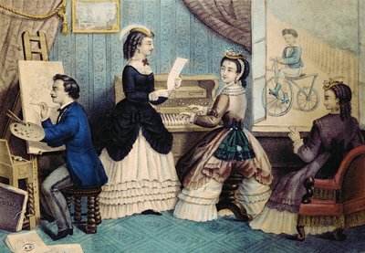 Le arti migliorative, 1867 da French School