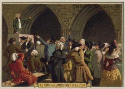 Il Club dei Giacobini, Rivoluzione Francese, 14 maggio 1790 da French School