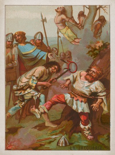 La rivolta dei contadini della Jacquerie durante la Guerra dei Cent