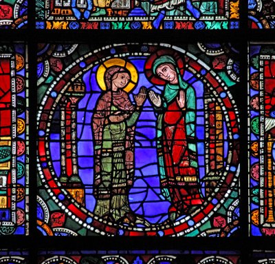 La vita di Cristo: La Vergine Maria - Visitazione da French School