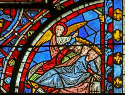 I Magi avvertiti in sogno da French School