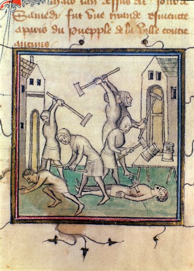 I Mallotins durante la Rivolta del 1382, 14°-15° secolo da French School