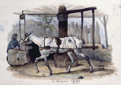Il giardiniere del mercato, 1840 da French School