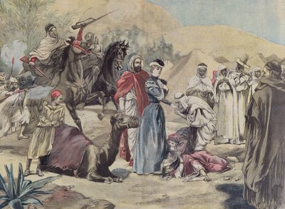 Il matrimonio di una donna europea con un capo arabo, da Le Petit Journal, 1899 da French School